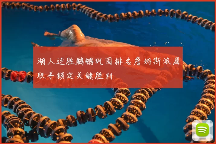 湖人连胜鹈鹕巩固排名詹姆斯浓眉联手锁定关键胜利