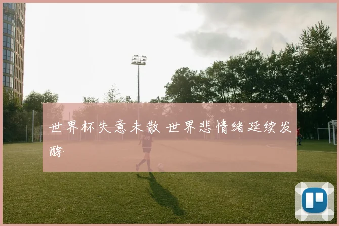 世界杯失意未散 世界悲情绪延续发酵